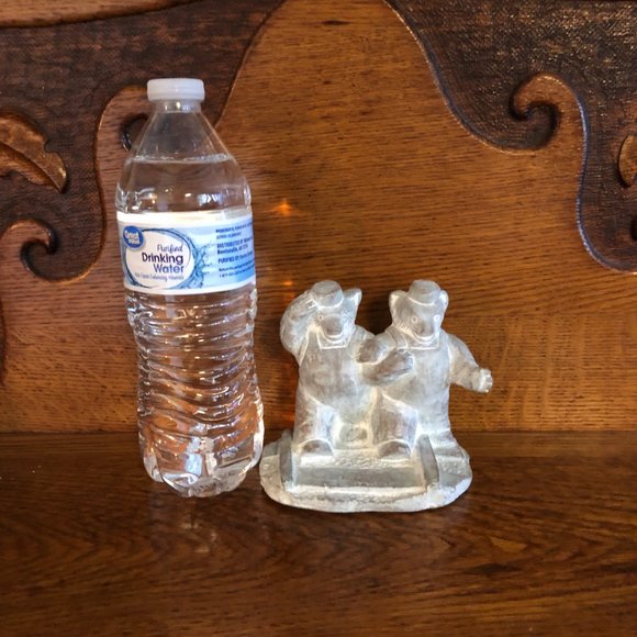 Isabel Bloom Sculpture of Bears in Overalls - Picture 5 of 5